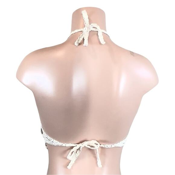 Crochet Halter Top with Coin Details - Picture 5 of 11